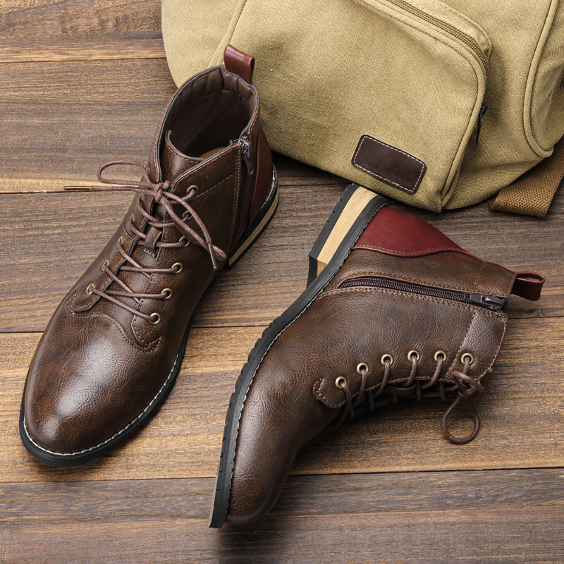 AMERICAN MARTIN BOOTS LARGE SIZE CROSS-BORDER RETRO FASHION MEN'S 