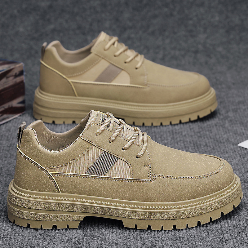 BRITISH STYLE RETRO LOW-CUT  THICK-SOLED MARTIN SHOES