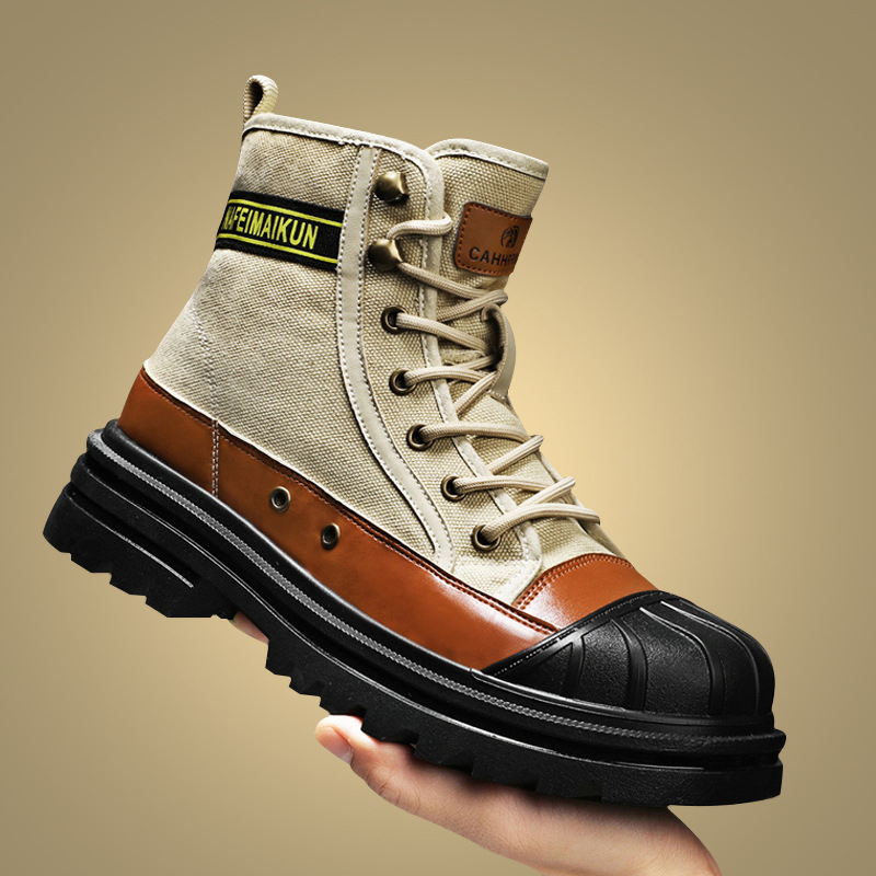 AUTUMN AND WINTER BREATHABLE HIGH-TOP BOOTS