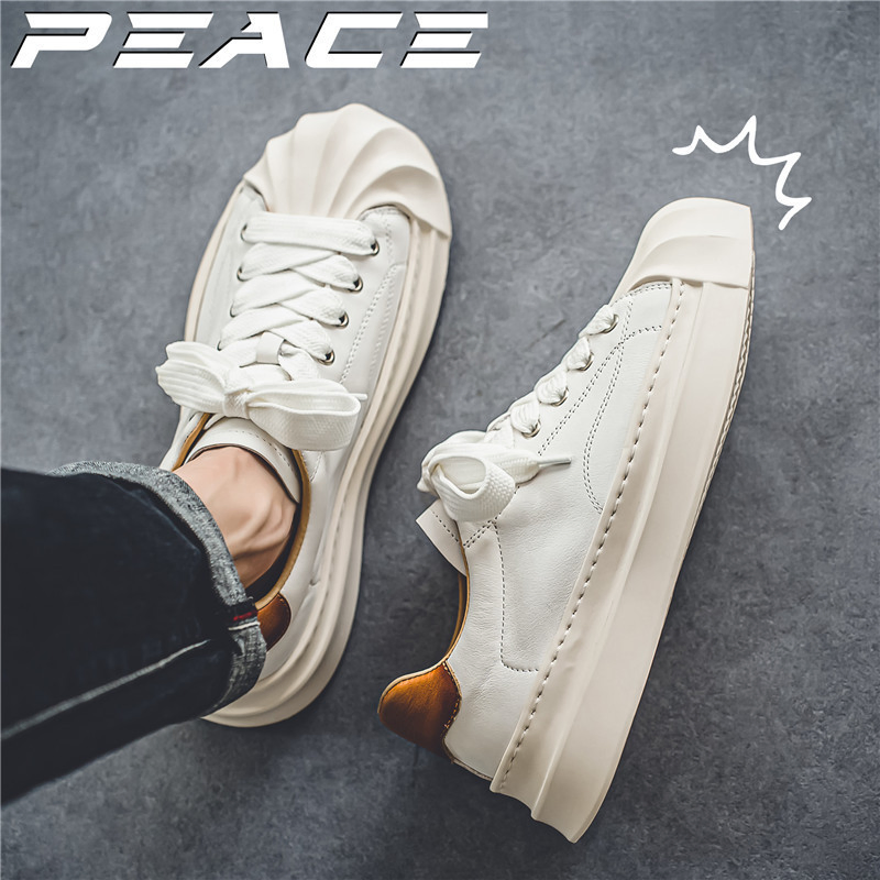 PREMIUM LEATHER LOW-TOP SKATEBOARD SHOES