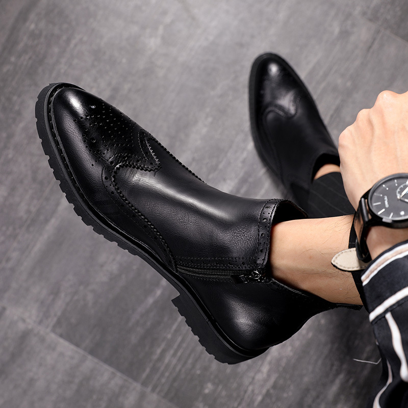 CROSS-BORDER LARGE SIZE FASHIONABLE POINTED TOE BOOTS