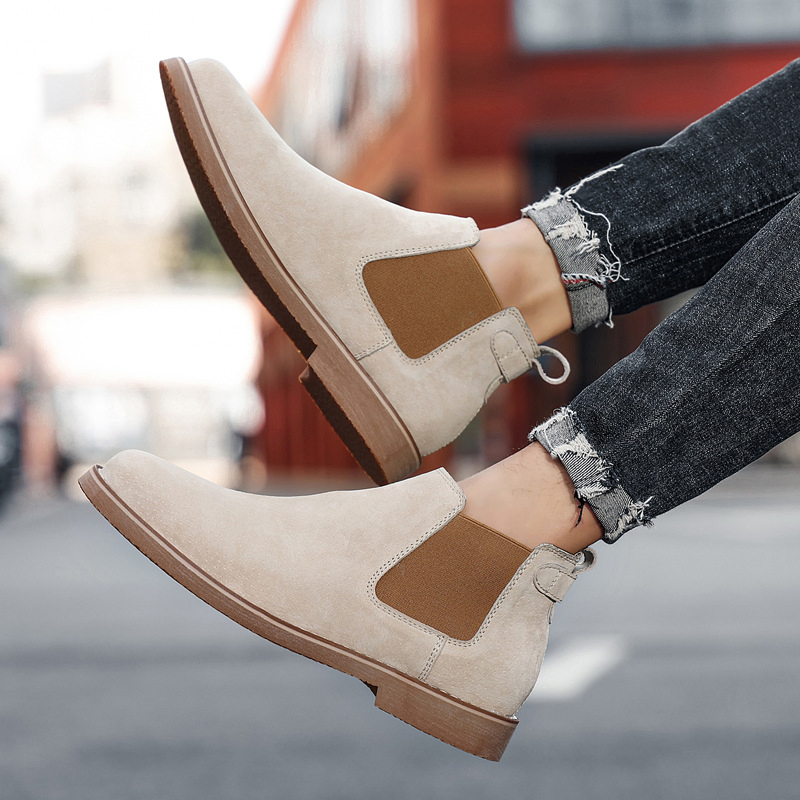 GENUINE LEATHER AUTUMN AND WINTER CROSS-BORDER CHELSEA BOOTS