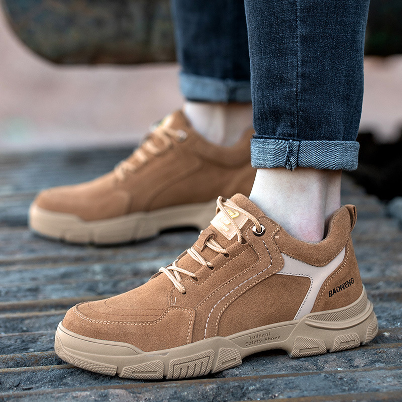 GENUINE LEATHER LABOR PROTECTION SAFETY SHOES
