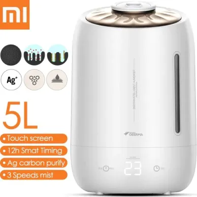 Xiaomi Air Humidifier- Ultrasonic Air Purifying Mist Maker (5 Liter, Deerma DEM-F600)