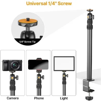 Ulanzi VIJIM-LS02 Camera Desk Mount Stand With Auxiliary Holding Arm