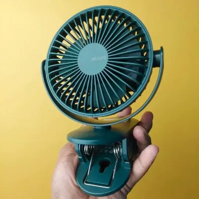 JISULIFE FA29A Mini Portable 3-In-1 Combo Clip-On Rechargeable Fan