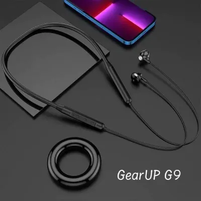 GearUP G9 Neckband Magnetic Metal Bluetooth Earphone