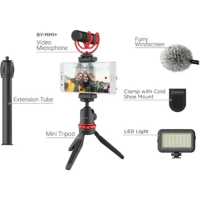 Boya BY-VG350 All-In-One Smartphone Vlogging Kit