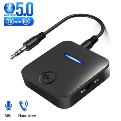 Bluetooth Audio Transmitter & Receiver (2-In-1) For TV, Headphones/Speaker/PC/Car/Home Stereo