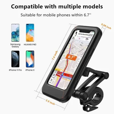 Waterproof Bike Phone Holder With Magnetic Mount (HL-69)