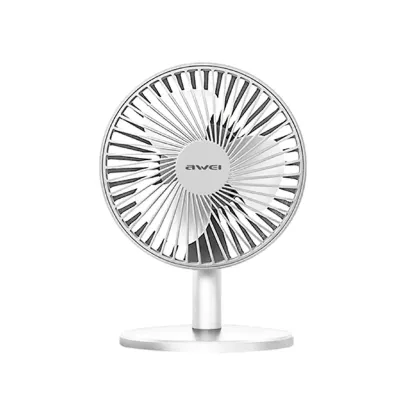 Awei F21 Mini Rechargeable Fan (2000mAh)- White Color