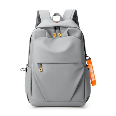 Waterproof Travel Laptop Backpack (Black/Light Grey)