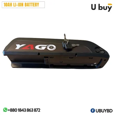 YAGO Li-Ion Battery Pack 10ah for Electric Cycle