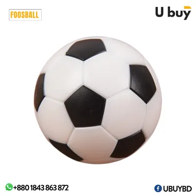 Regular Foosball Ball - 36mm (Black & White)