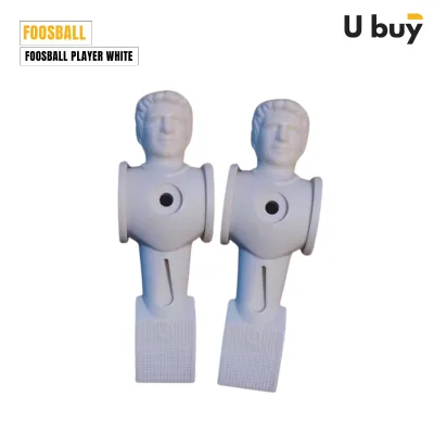 Premium Quality Foosball Replacement Player (White)  - 1 Pcs