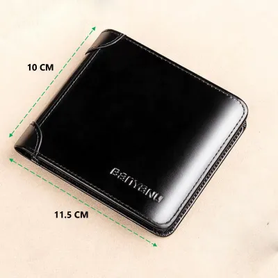 GENUINE LEATHER BLACK WALLET