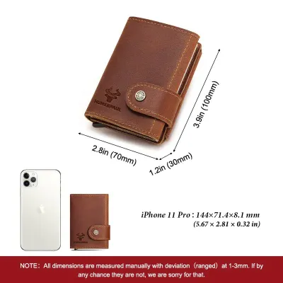 HUMERPAUL LIGHT BROWN WALLET