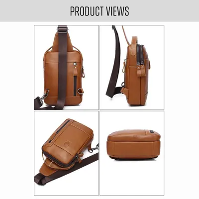 SUPERIOR BROWN CHEST BAG