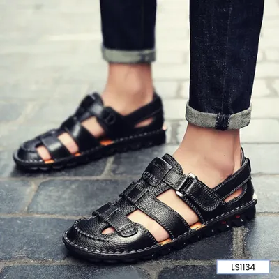 RELAX RISE GENUINE LEATHER SANDALS 