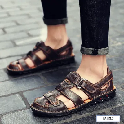 RELAX RISE GENUINE LEATHER SANDALS