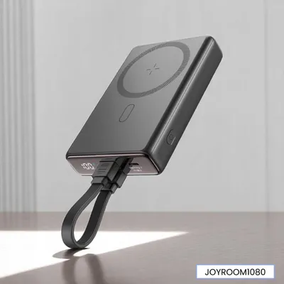 JOYROOM JR-PBM01 20W Power Bank 10000mAh with Built-in Cable&Kickstand