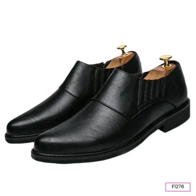 Black Emblem Formal Shoes