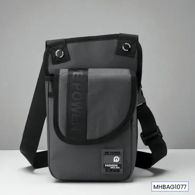 Crimson Ledger Men's Chest Bag