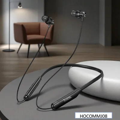 Hoco MMJ08 Wireless Neckband | 40-Hour Talk/Music Time | 400-Hour Standby
