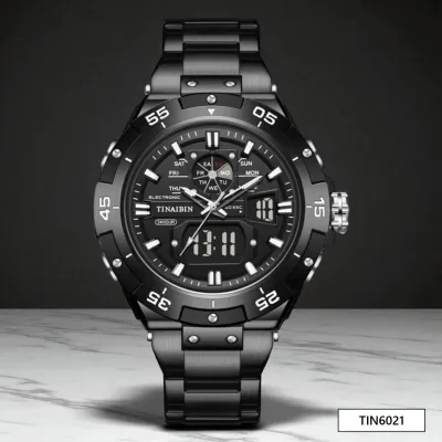 TINAIBIN TIN6021 Digital & Quartz Men's Watch