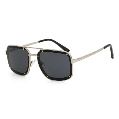 AMERICAN RETRO SQUARE FRAME SUNSCREEN SUNGLASSES GB-ZX0194BS