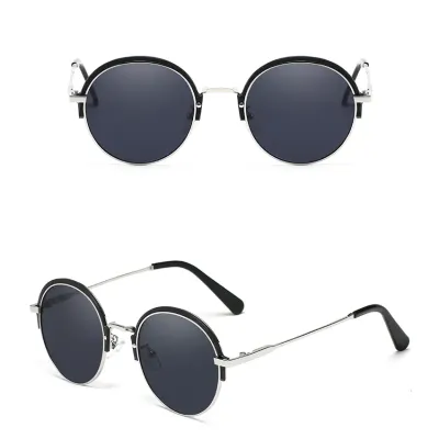 METAL ROUND FRAME ANTI UV UNISEX SUNGLASSES GB-CJ7165SB