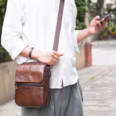 GENUINE LEATHER WAIST BAG GB-MR6037