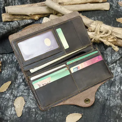 AMERICAN STYLE GENUINE LEATHER LONG WALLET GB-1001