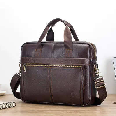 LION LEIGHTON GENUINE LEATHER BRIEFCASE BAG GB-ST8613