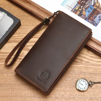 ITALIAN STYLE GENUINE LEATHER LONG WALLET GB-ST8316
