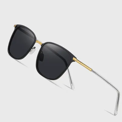 ETHNIC POLARISED SQUARE FRAME SUNGLASSES 0864BG