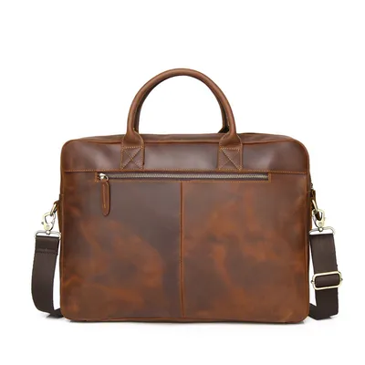 GENUINE LEATHER SPACIOUS BRIEFCASE BAG GB-ST8605