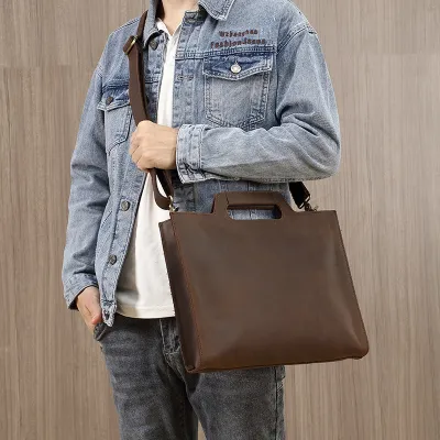 CATTLE CRAZY HORSE RETRO MESSENGER BAG GB-YL18G501