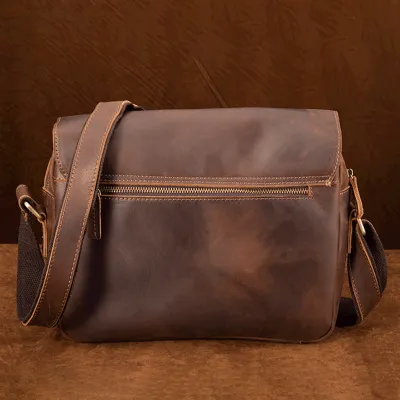 GENUINE LEATHER MESSENGER BAG GB-YL18D203