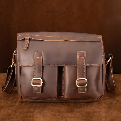 GENUINE LEATHER MESSENGER BAG GB-YL18D203