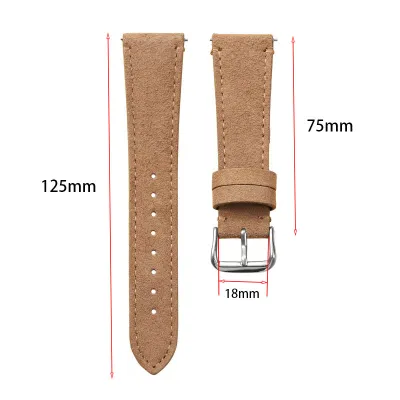 HIGH END SUEDE LEATHER WATCH STRAP WBG0274BrS