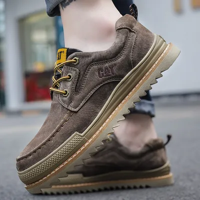 GENUINE LEATHER LOW TOP CASUAL SHOE 0289Kh