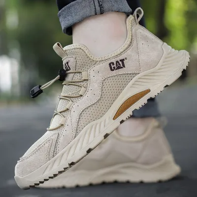 BREATHABLE TRENDY OUTDOOR CASUAL SHOE 8050SAND