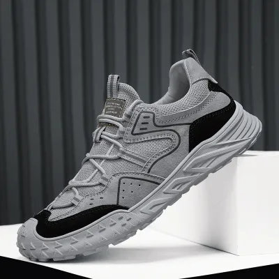 HOLLOW LIGHTWEIGHT OUTDOOR NON-SLIP CASUAL SHOE 9307GY