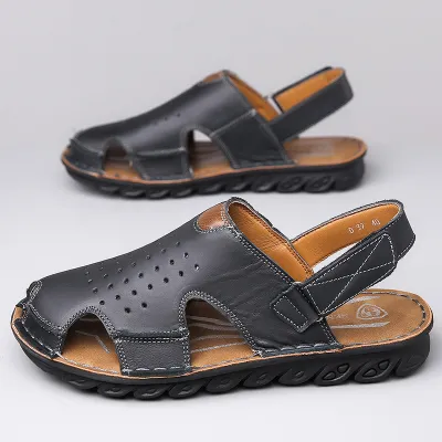 VERSATILE LEATHER TENDY FLAT SANDAL GB-0039