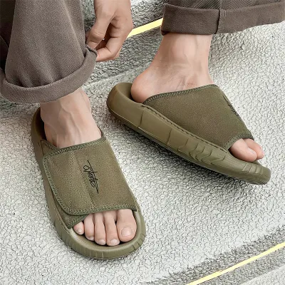 GENUINE LEATHER VELCRO FLIP FLOP GB-0981