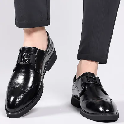 BREATHABLE BRITISH STYLE POINTED TOE SLIP-ON 2166B