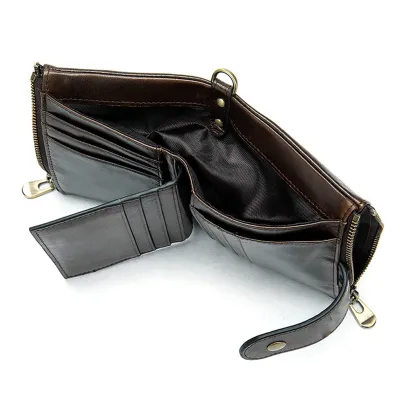 GENUINE LEATHER BIFOLD SHORT WALLET MR8599C