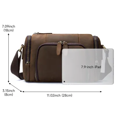 GENUINE LEATHER DUFFLE BAG GB-MR6058