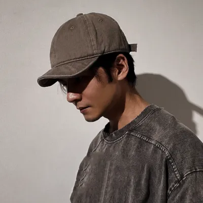 AMERICAN HIP-HOP RETRO SHORT BRIM BASEBALL CAP B009br